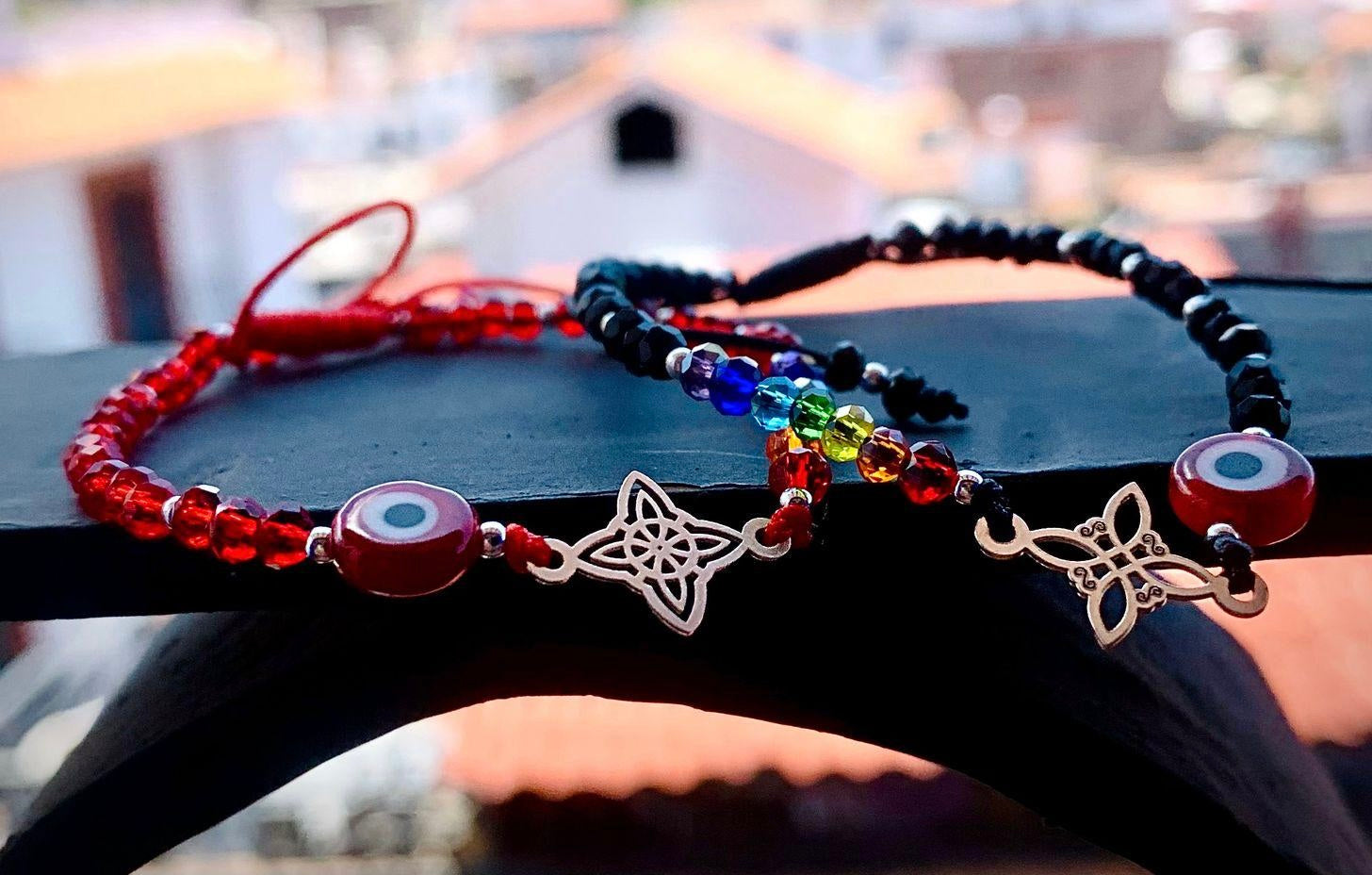 Evil Eye and Nudo De Bruja Bracelet