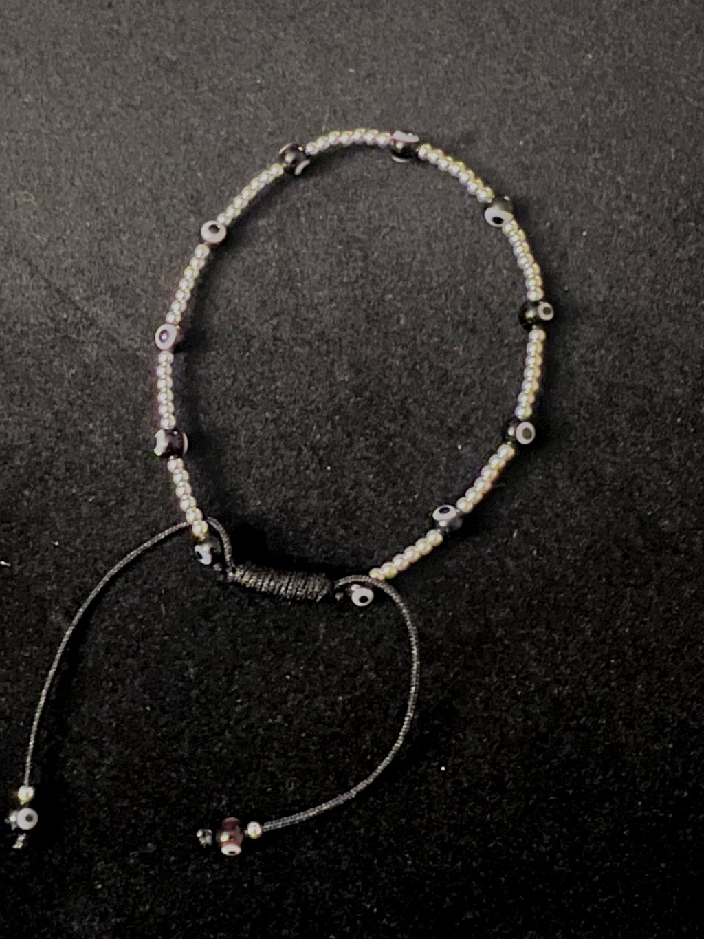 Black Evil Eye Bracelet