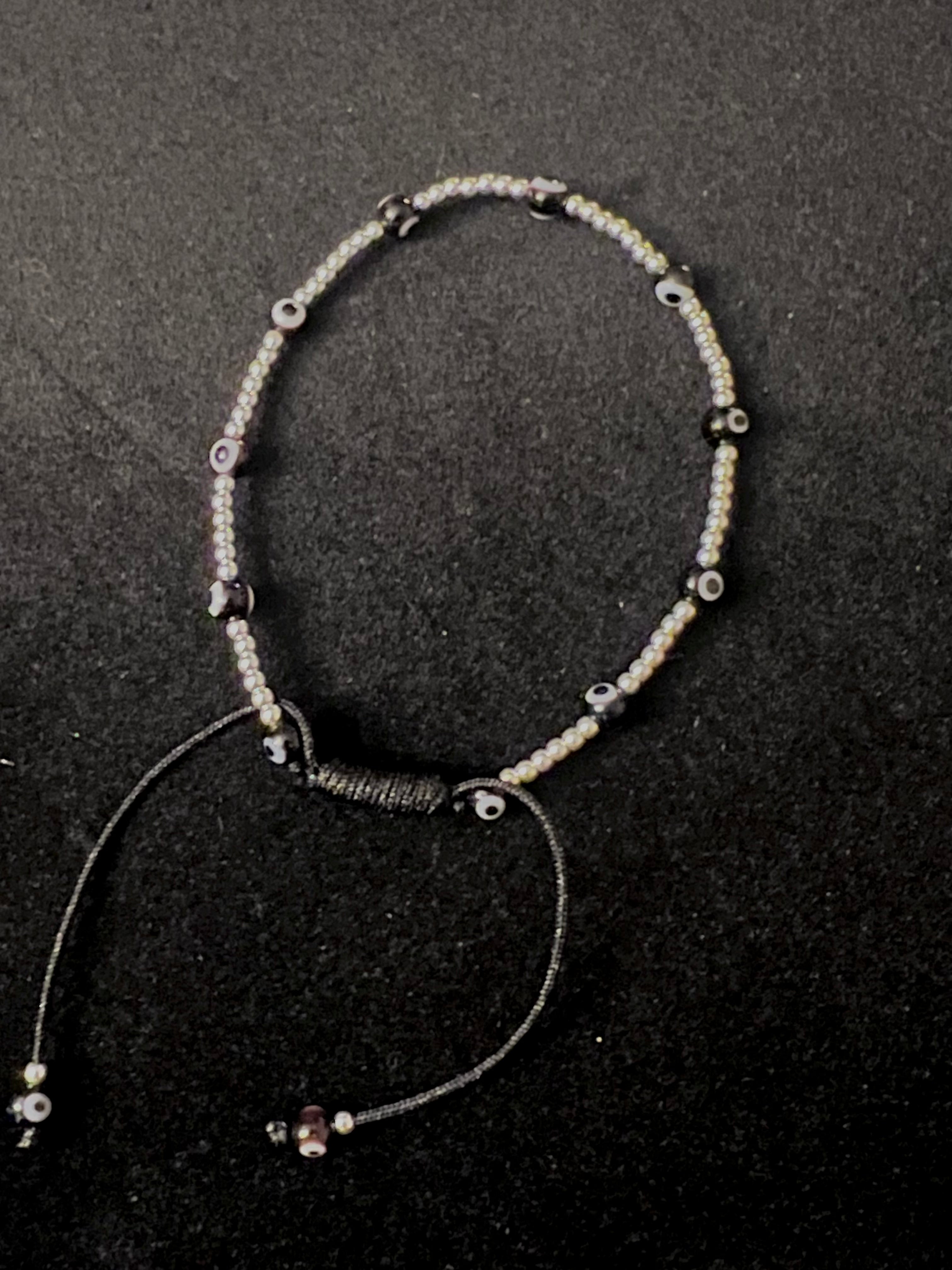 Black Evil Eye Bracelet