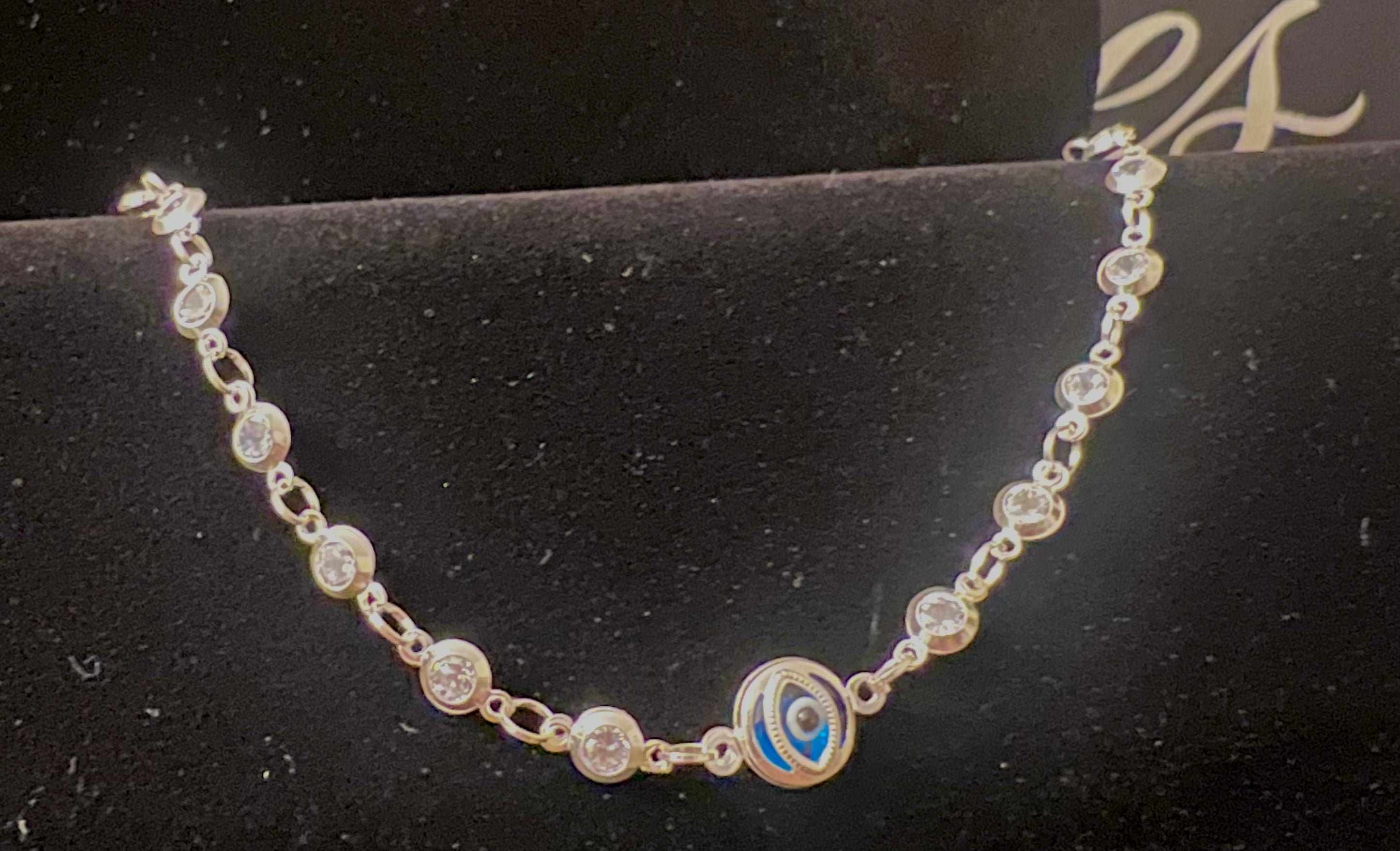 Blue Evil Eye Bracelet