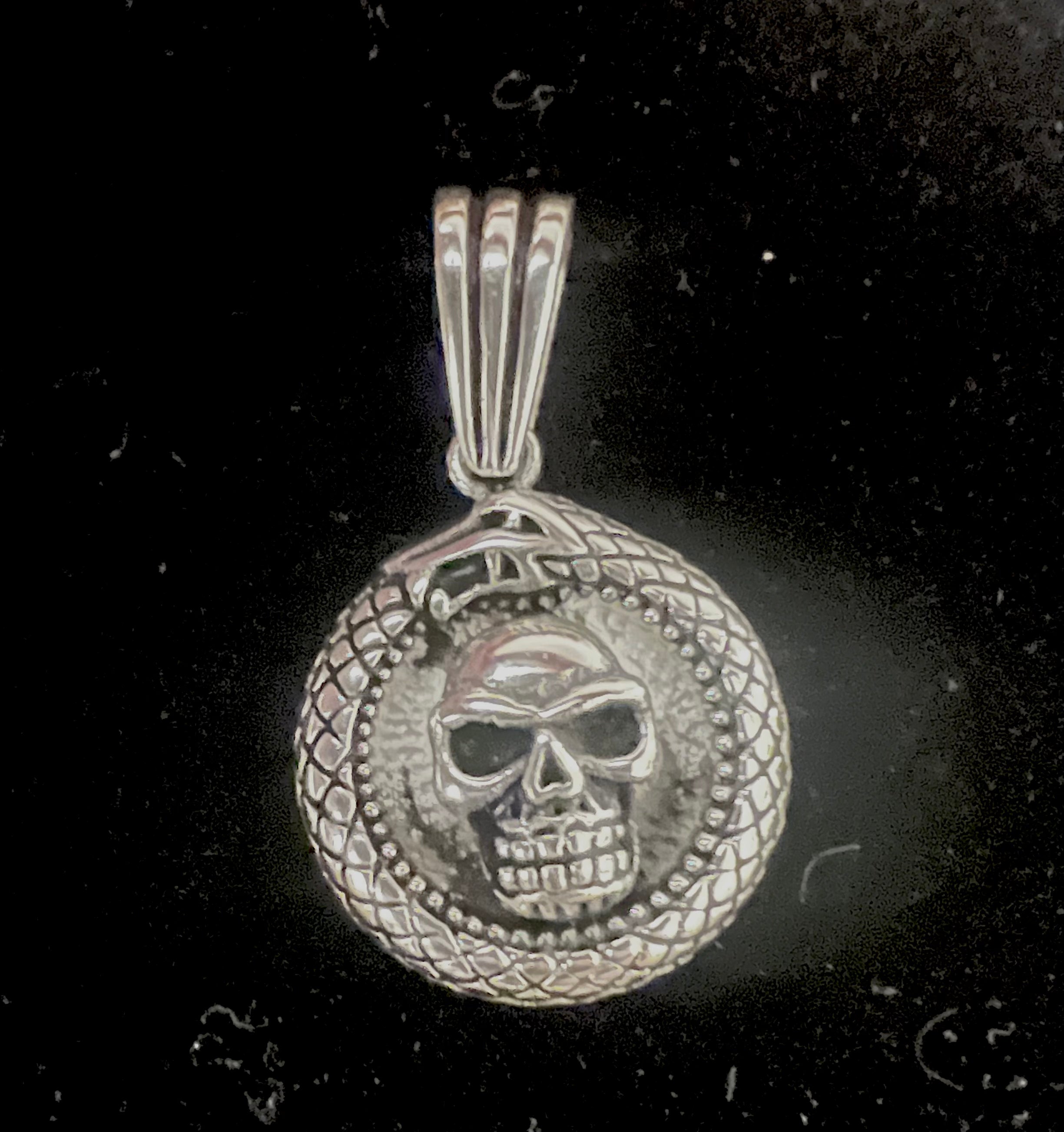 Skull Ouroboros Pendant