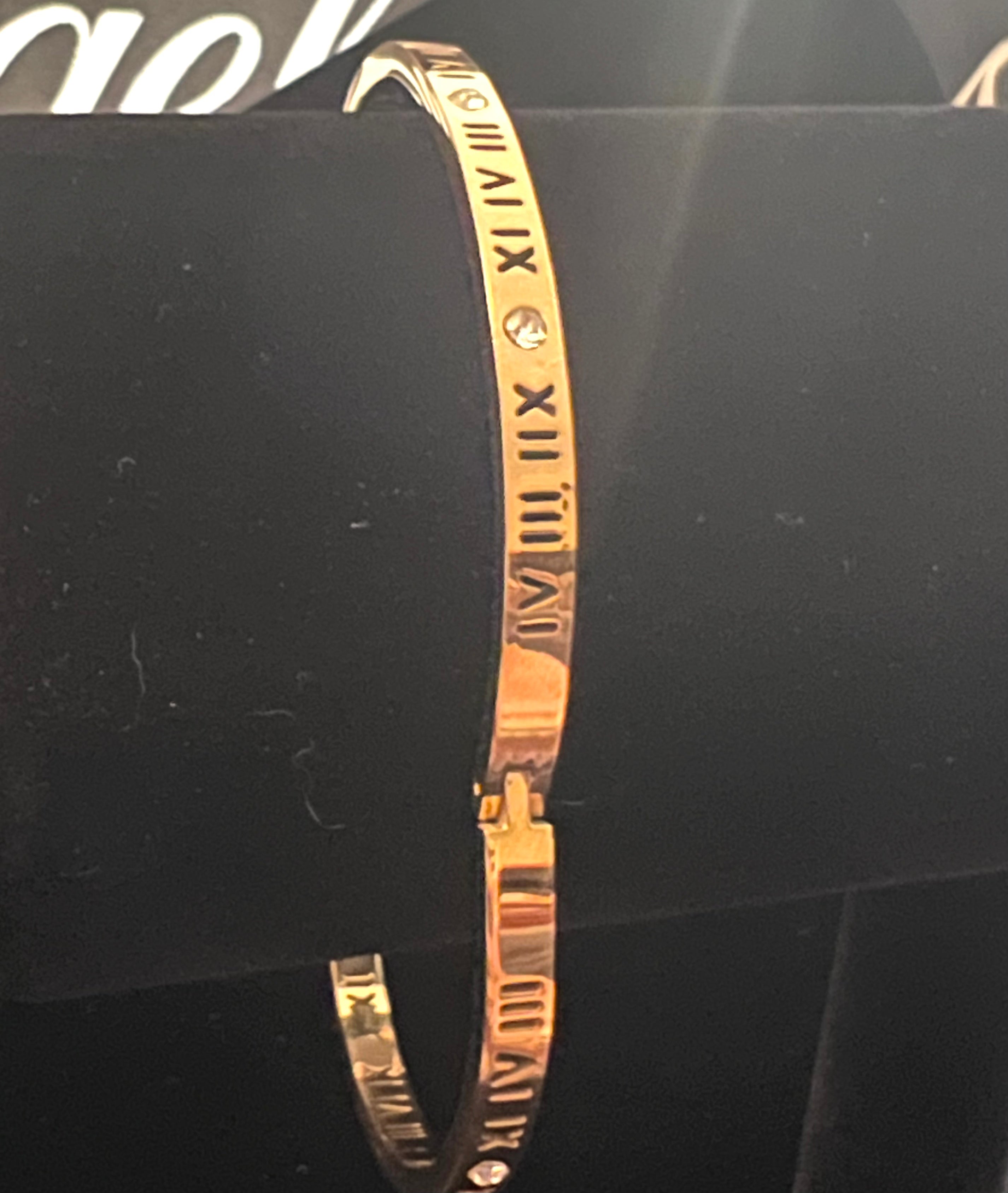 Roman Numeral Bangle