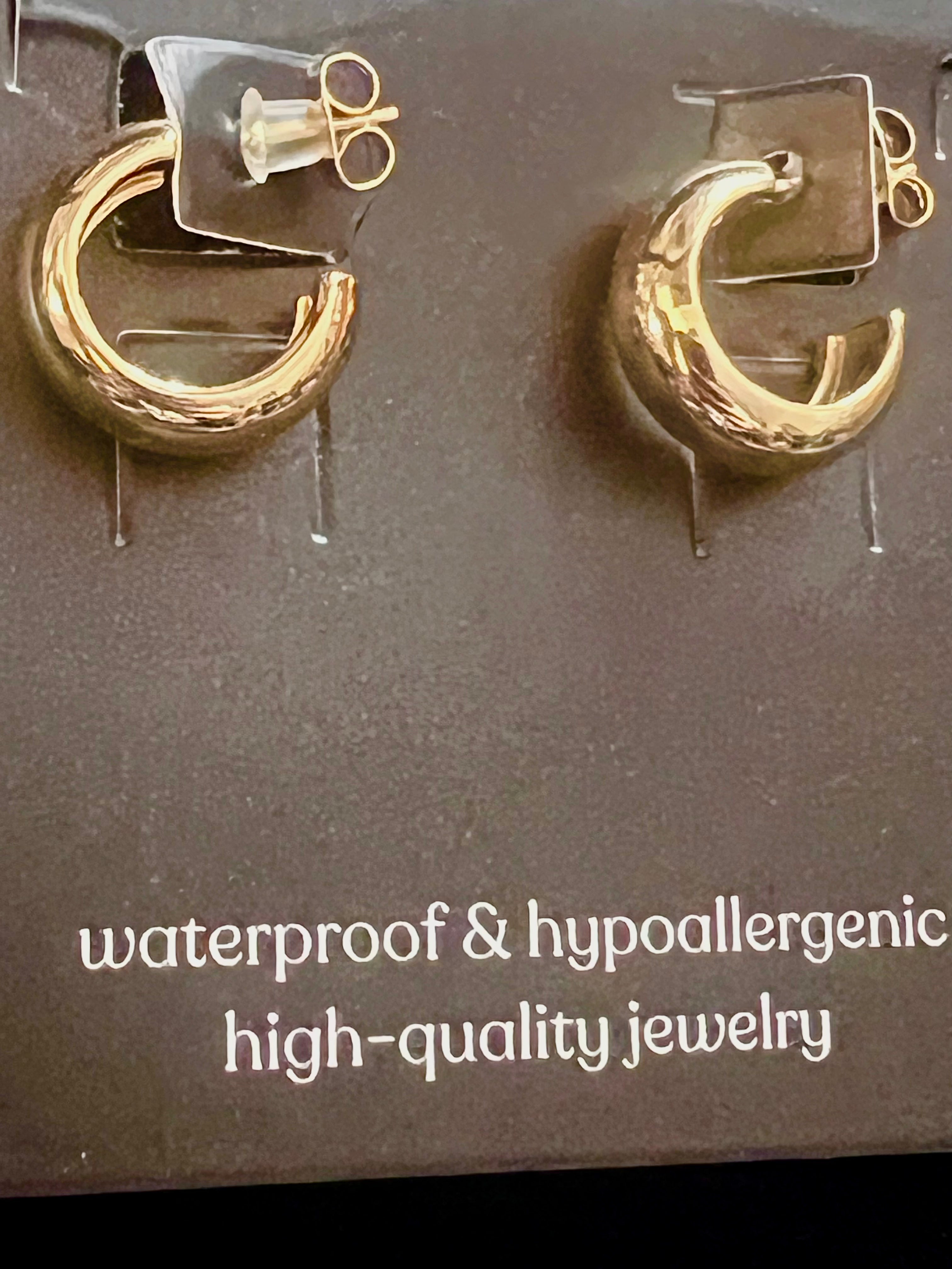 Chunky Huggie Earrings