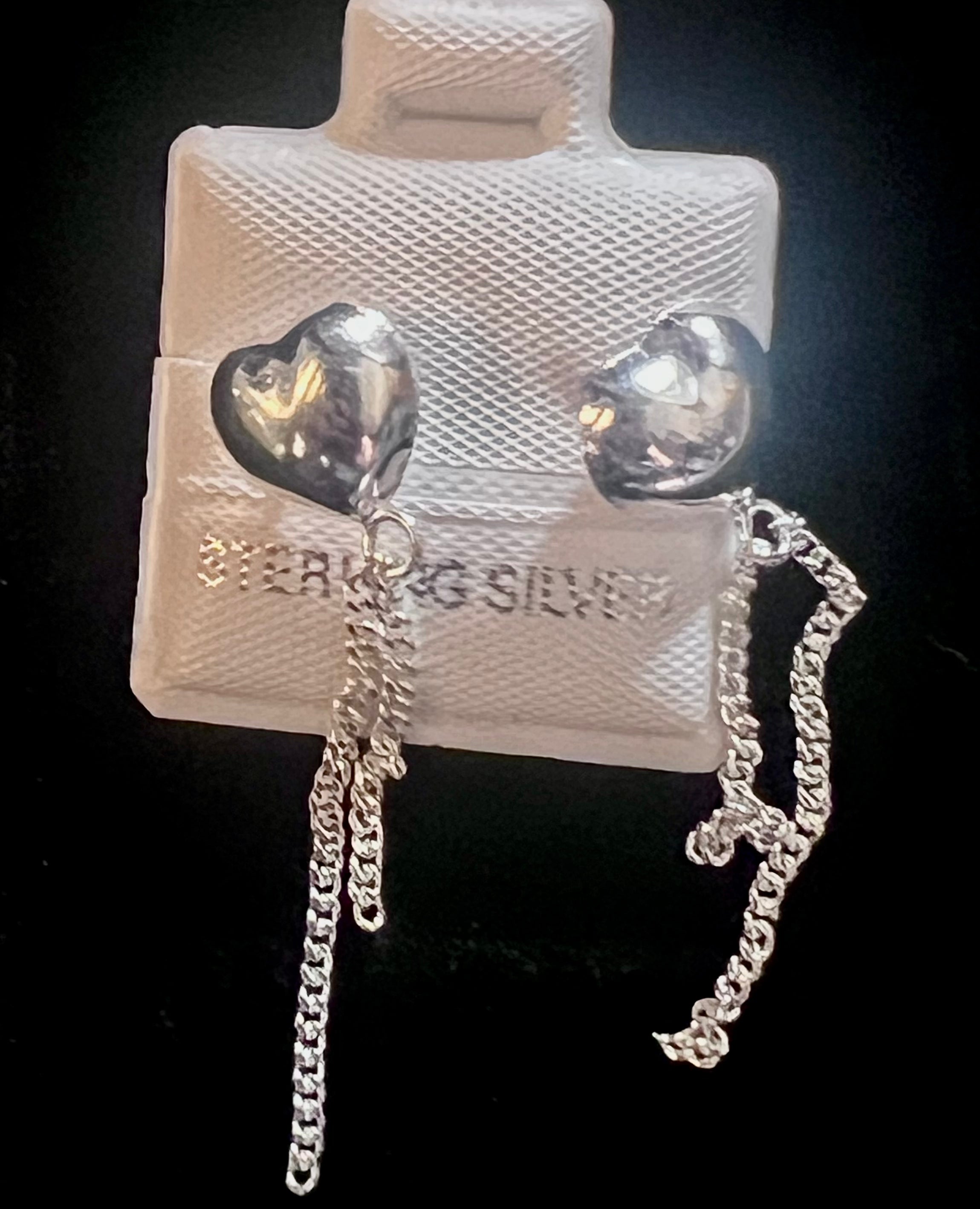 Dangling Heart Studs