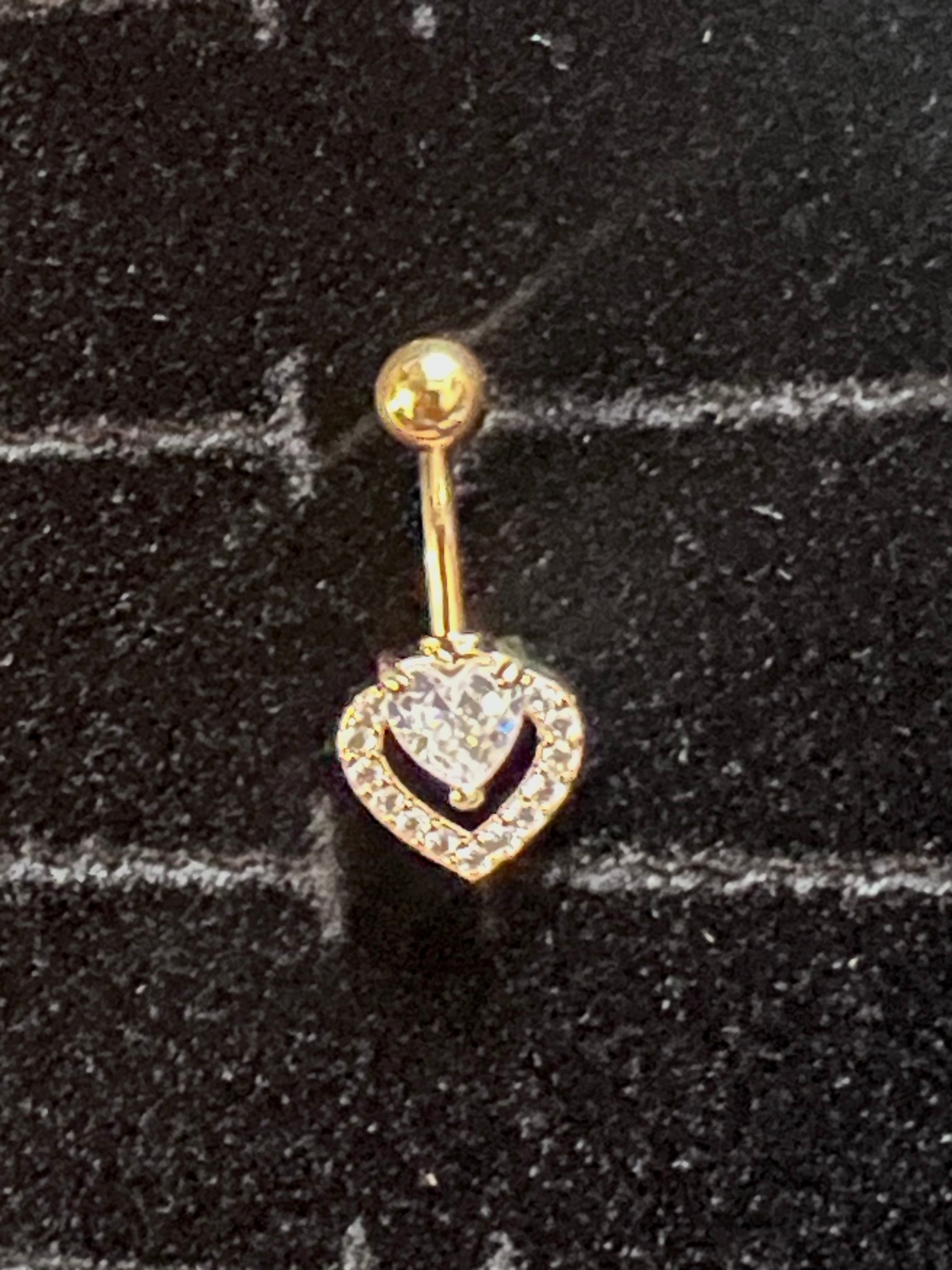 Heart Belly Button Ring
